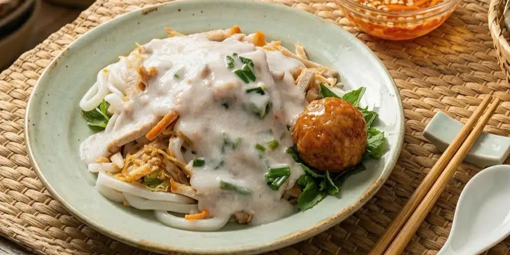 Ảnh bìa Tiệm Chè Chị Lọt - Bánh Tầm Bì & Bánh Đúc Nước Dừa - Hồ Học Lãm 