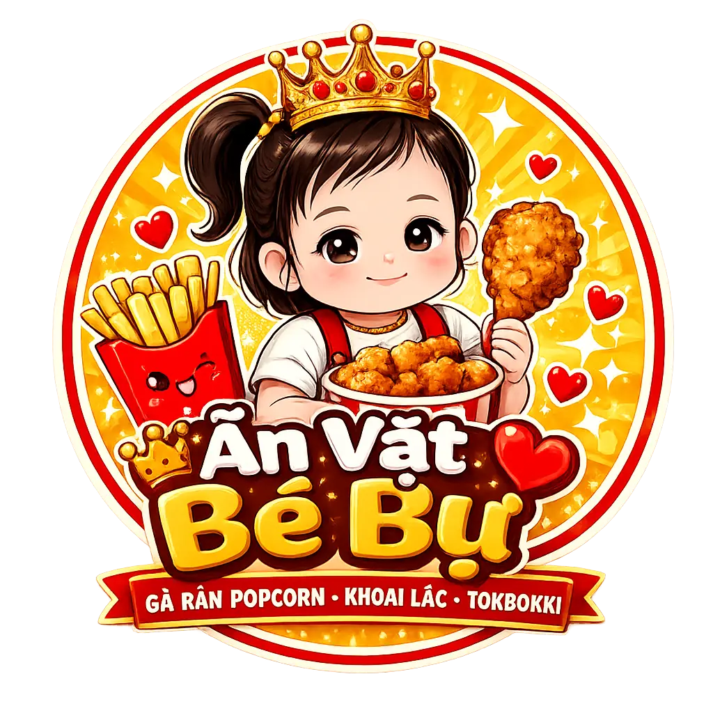 Ảnh bìa Ăn Vặt Bé Bự - Gà Rán & Mì Trộn - Thông Phong