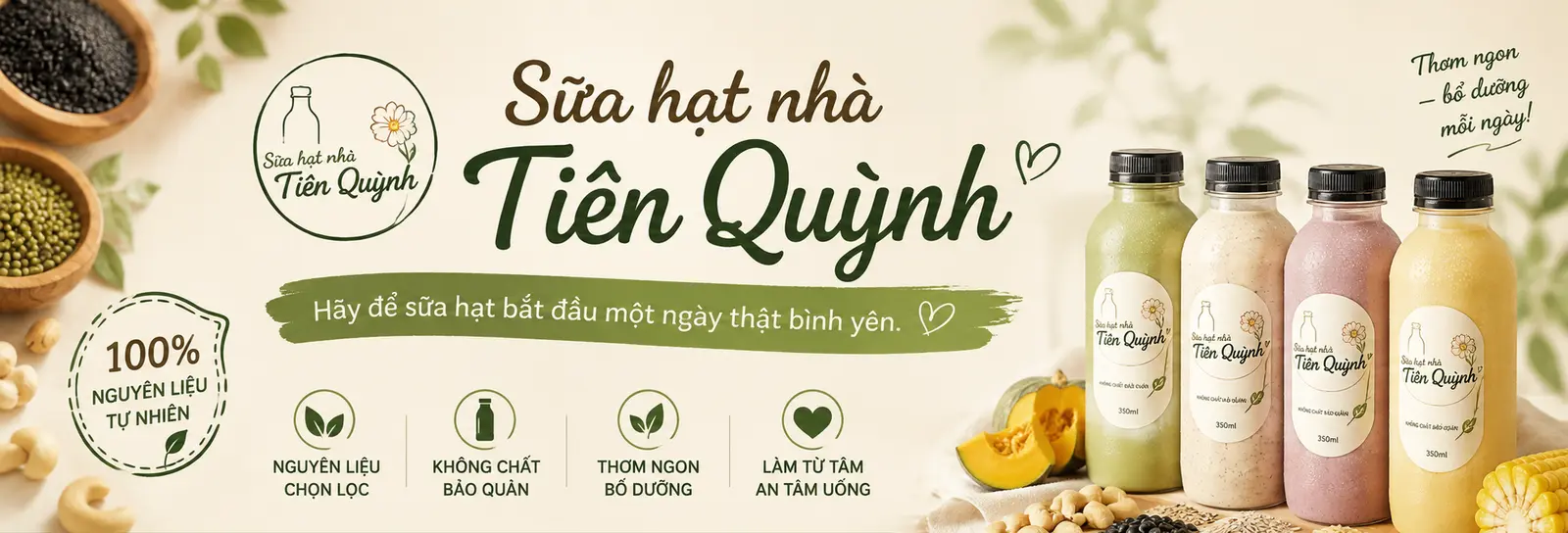 Ảnh bìa Sữa Hạt Tiên Quỳnh - Hương Lộ 2