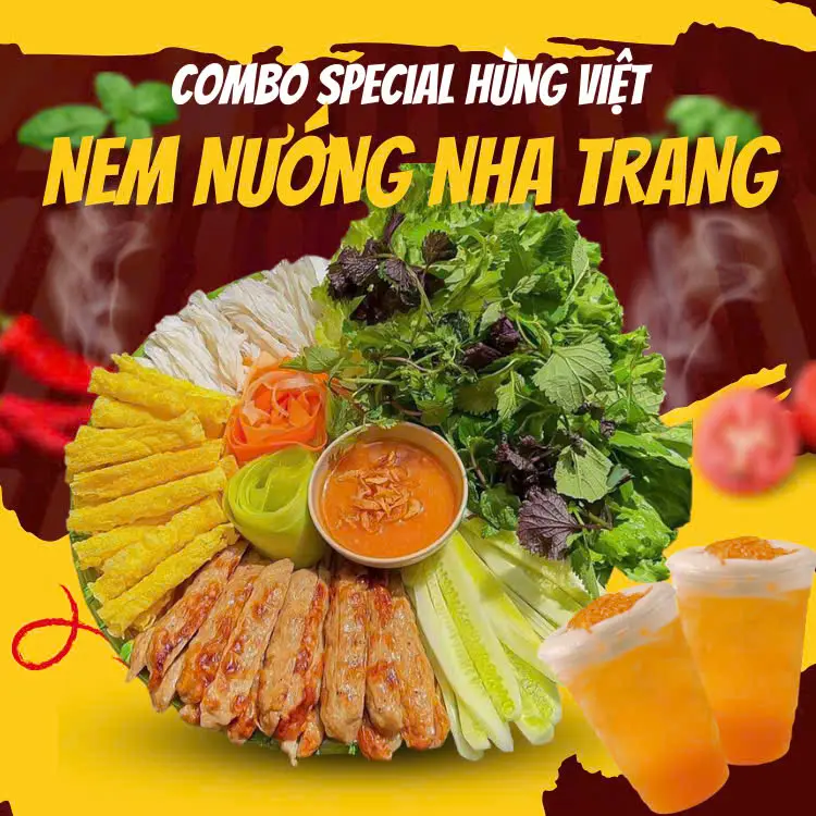Ảnh bìa Đặc Sản Nem Nướng Nha Trang Hùng Việt - Nơ Trang Long