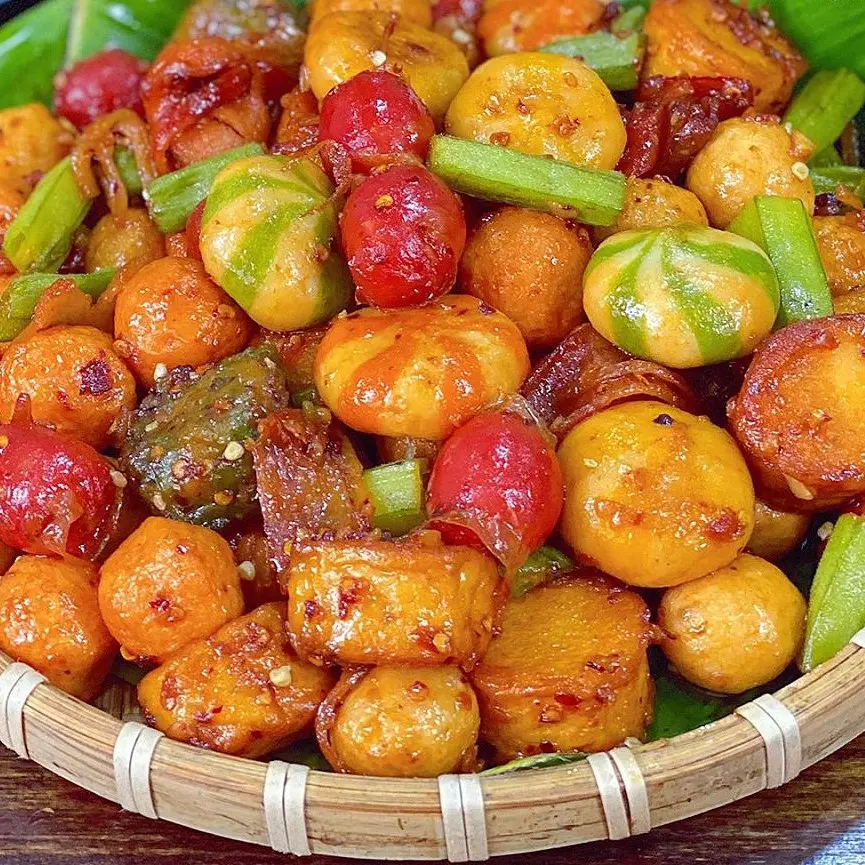 Ảnh bìa Cá Viên Chiên Mắm Tỏi, Bắp Xào & Hột Gà Nướng - Trần Thị Điệu