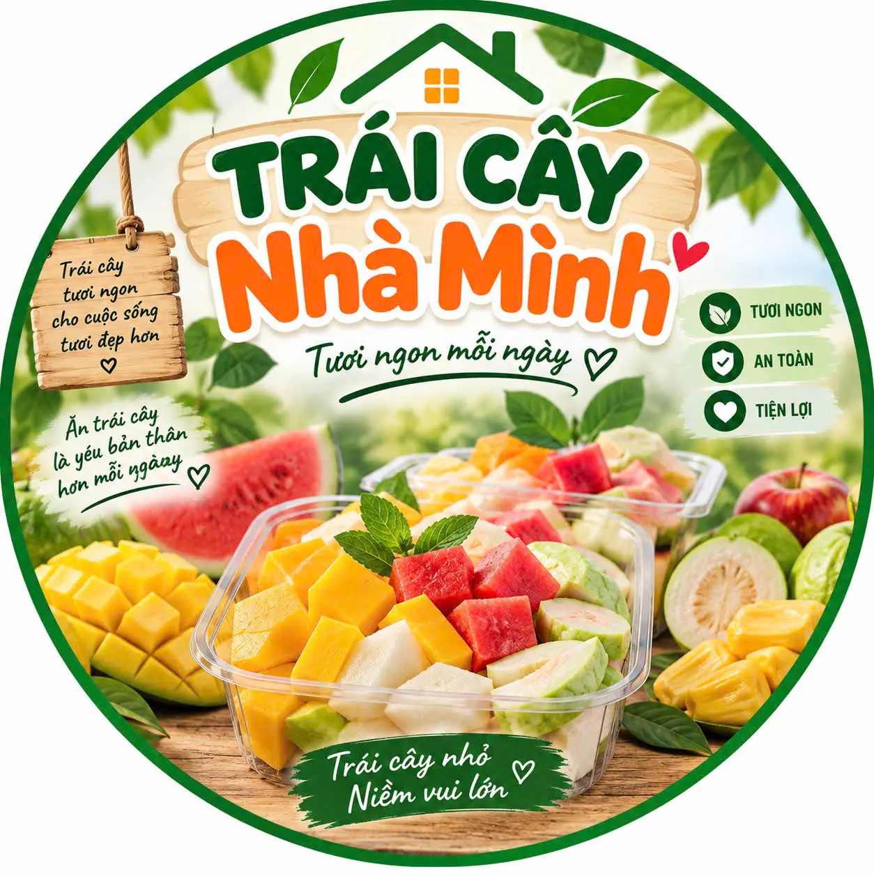 Ảnh bìa TRÁI CÂY NHÀ MÌNH - Đường 1C