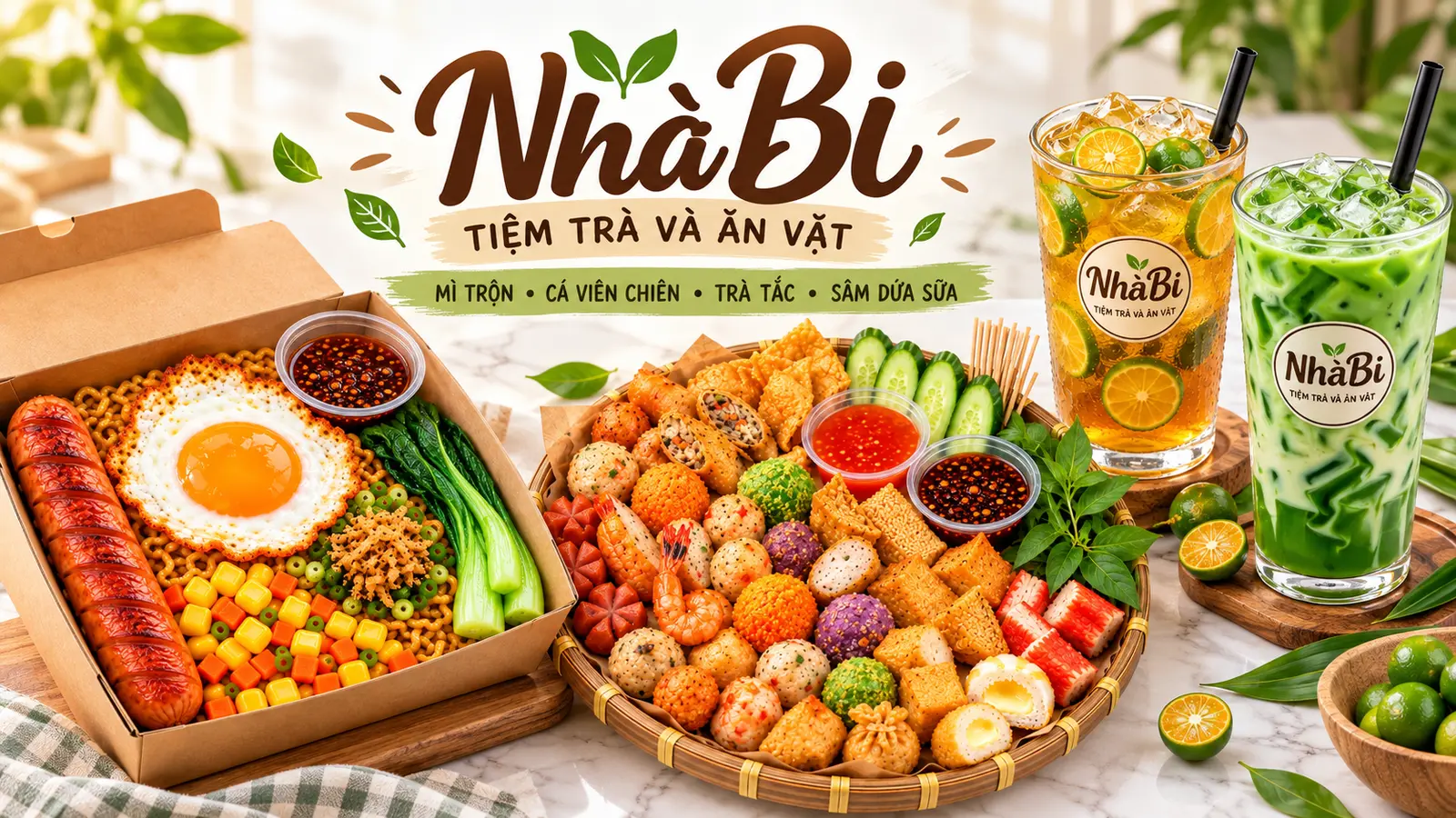Ảnh bìa Ăn Vặt Nhà Bi - Mì Trộn & Cá Viên Chiên - Đường Số 6