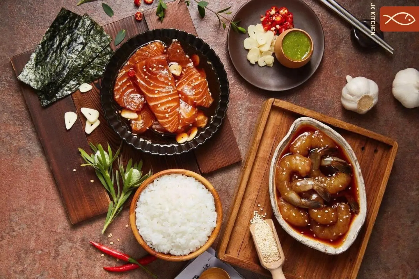 Ảnh bìa JK Kitchen - Cá Hồi Ngâm Tương - Đặng Văn Ngữ
