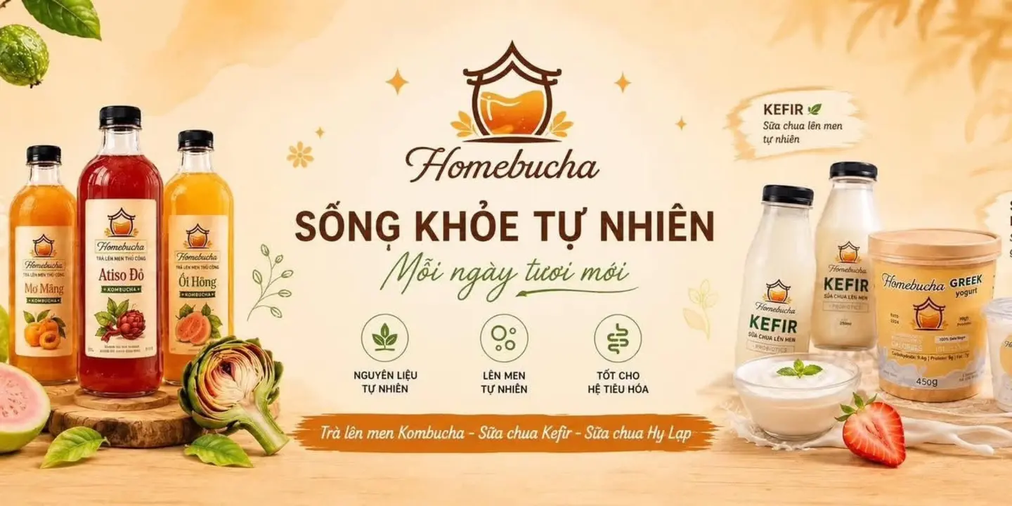 Ảnh bìa Homebucha - Trà Lên Men Thủ Công - Lê Ngã