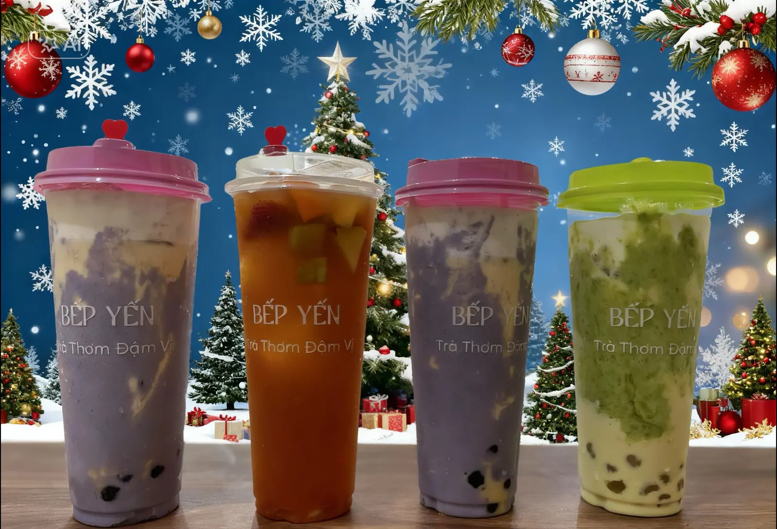Ảnh bìa BẾP YẾN - TRÀ SỮA CỐM - Dương Khuê
