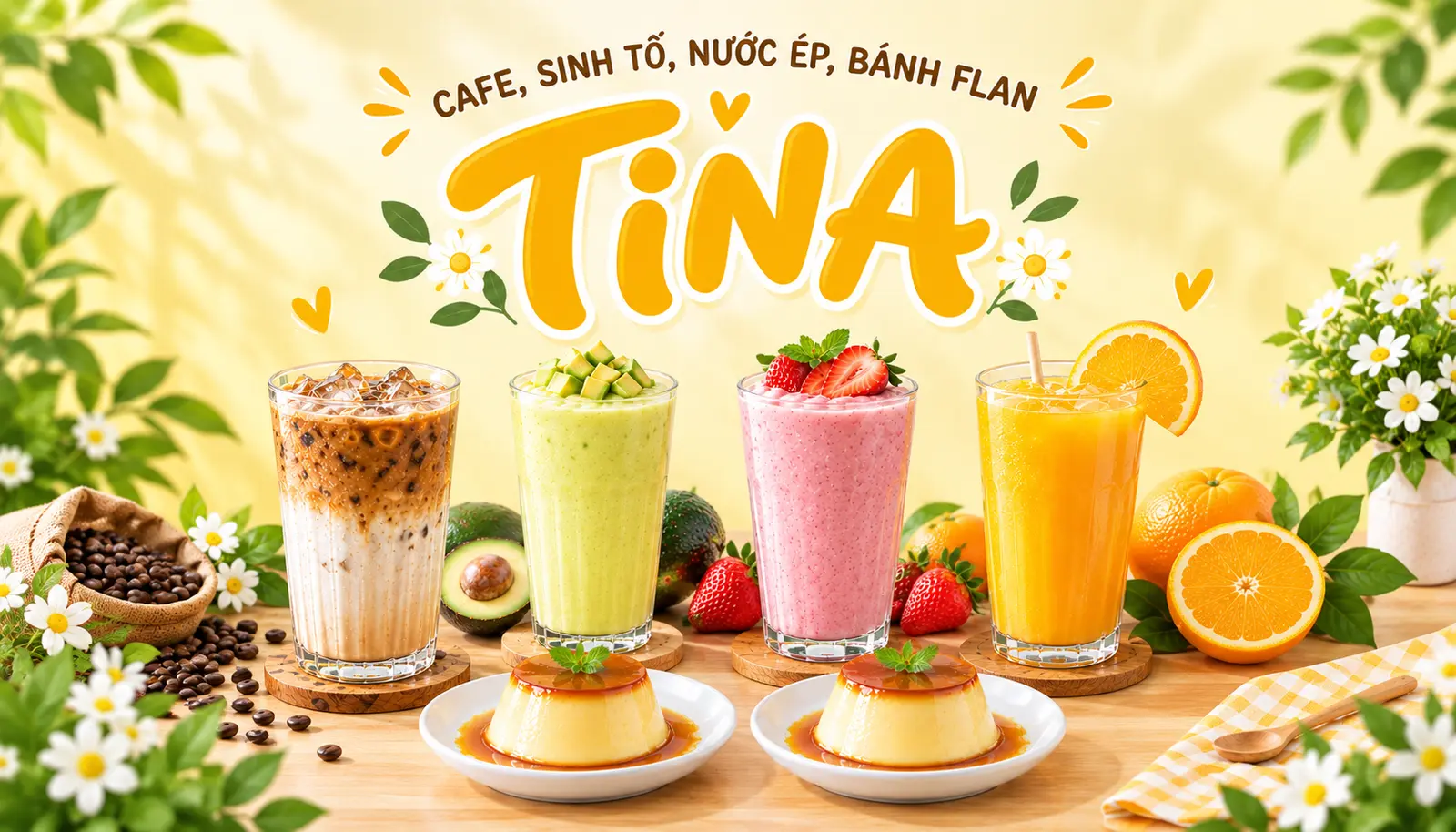 Ảnh bìa Tina - Nước Ép, Sinh Tố & Bánh Flan - Trần Hưng Đạo