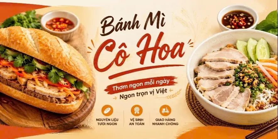 Ảnh bìa Bánh Mì Cô Hoa - Khu Y Tế Kỹ Thuật Cao