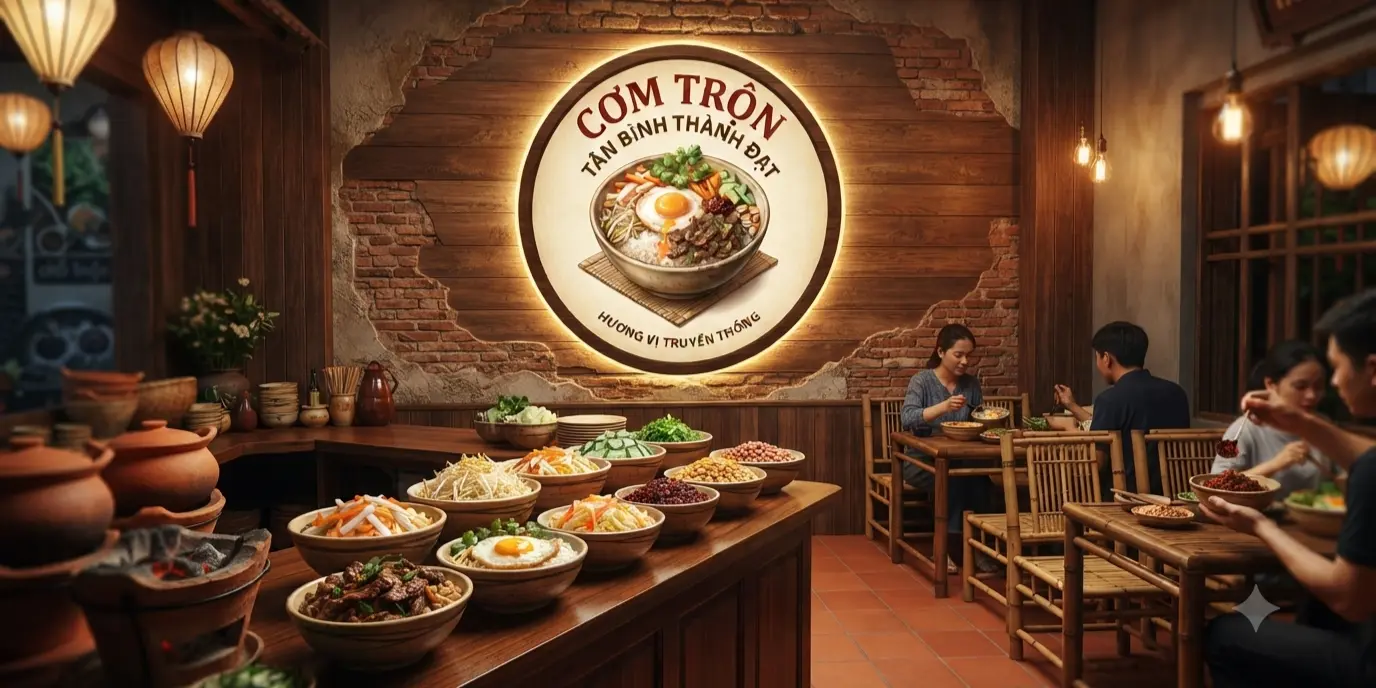 Ảnh bìa Cơm Trộn Tân Bình Thành Đạt - Hoàng Văn Thụ
