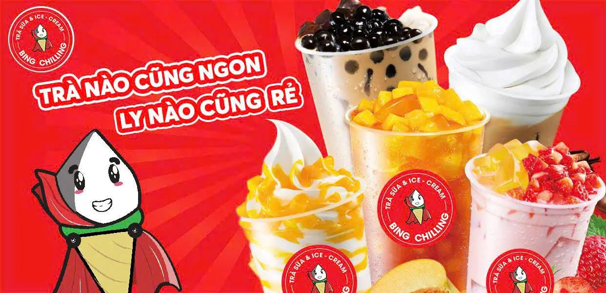 Ảnh bìa Trà Sữa Bing Chilling - Kem, Trà Sữa Kem Trứng & Trà Hoa Quả - Phú Diễn