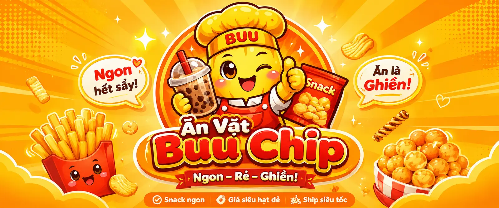 Ảnh bìa Ăn Vặt Buu Chip - Bát Khối