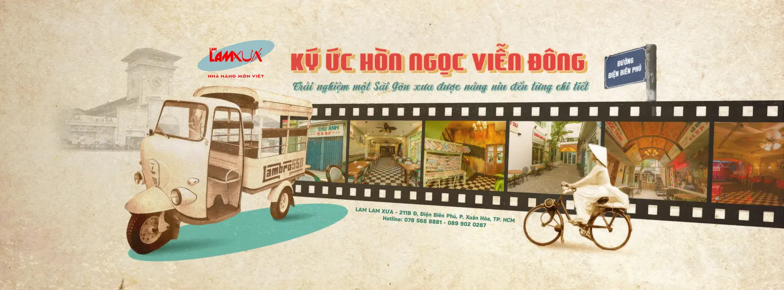 Ảnh bìa Nhà Hàng Lam Lam Xưa Vietnamese Cuisine - Điện Biên Phủ