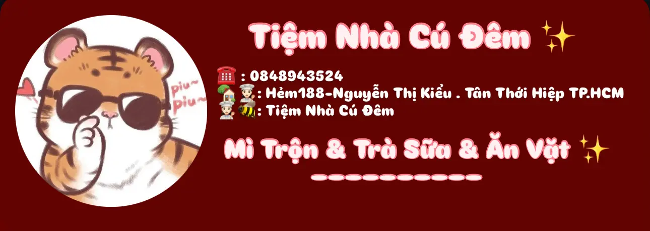 Ảnh bìa Tiệm Nhà Cú Đêm - Mì Trộn & Ăn Vặt - Nguyễn Thị Kiểu