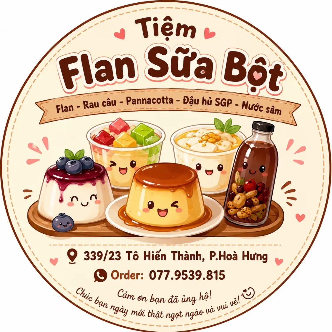 Ảnh bìa Tiệm Flan Sữa Bột - Tô Hiến Thành