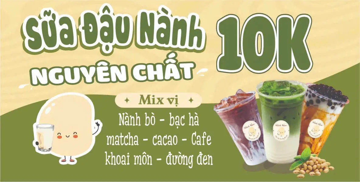 Ảnh bìa Nành Hẻm - Sữa Đậu Nành Mix - Đường Số 8