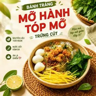 Ảnh đại diện  Bánh Tráng Trộn & Bánh Tráng Chấm Cô Gánh - Đường Số 8