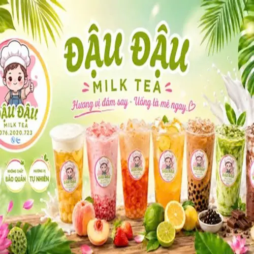Ảnh bìa Trà Sữa Đậu Đậu - Đậu Đậu Milk Tea - Văn Nội