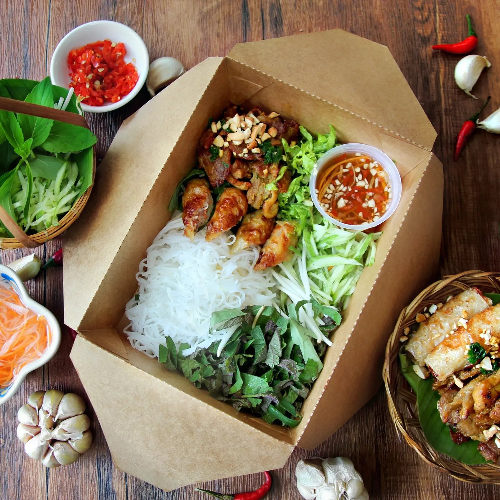 Ảnh bìa Bún Thịt Nướng - Chả Giò - Đường Số 9
