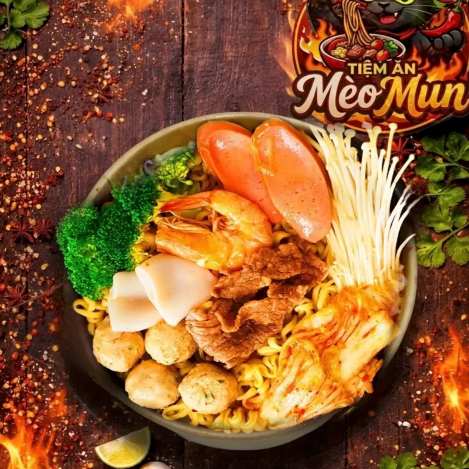Ảnh bìa Mèo Mun - Mỳ Cay - Cơm Trộn - Đất Mới