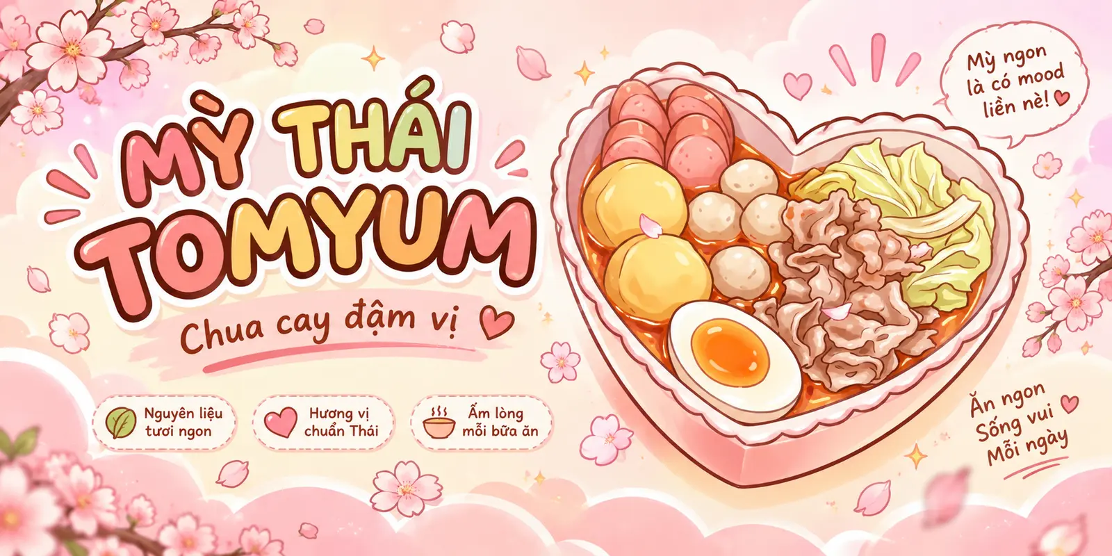 Ảnh bìa Mì Thái Tomyum A Béo - Định Công Thượng