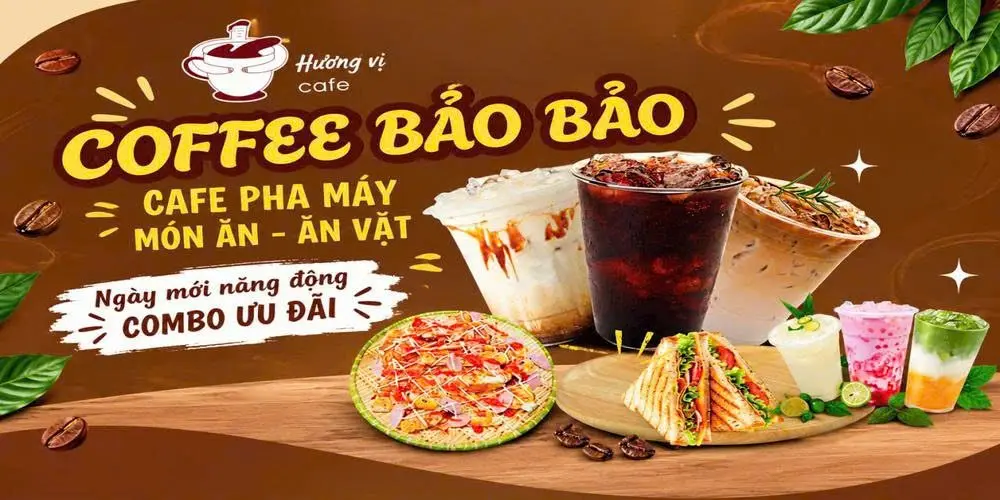 Ảnh bìa COFFEE BẢO BẢO - CAFE PHA MÁY, MÓN ĂN & ĂN VẶT - Nguyễn Văn Công