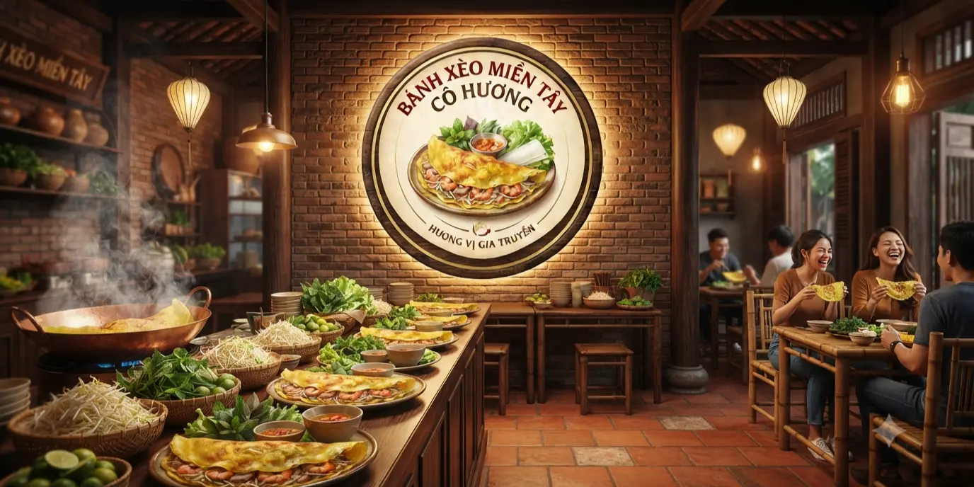 Ảnh bìa Bánh Xèo Miền Tây Cô Hương - Huỳnh Tịnh Của