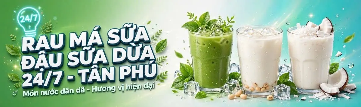 Ảnh bìa Sữa Dừa Sữa Đậu Rau Má - Tân Quý