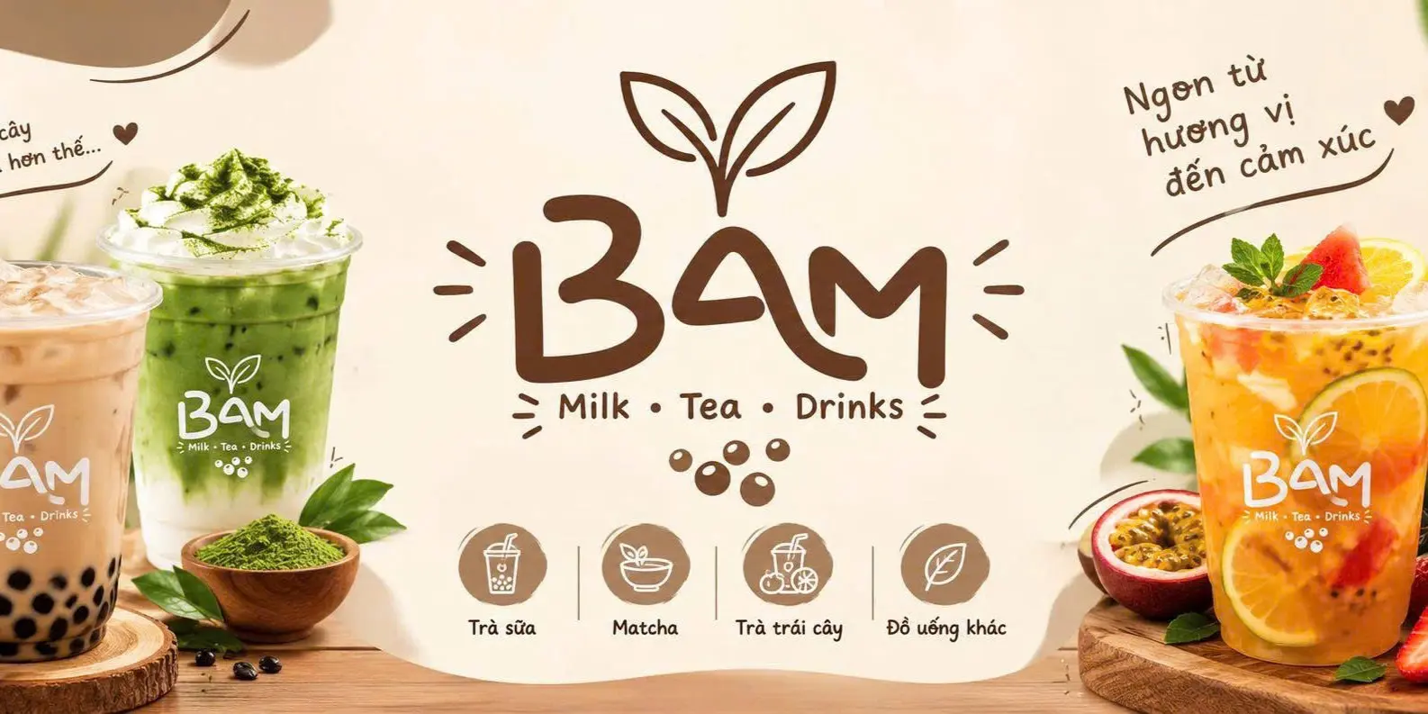 Ảnh bìa BAM Tea - Matcha & Trà Trái Cây - Trịnh Đình Cửu