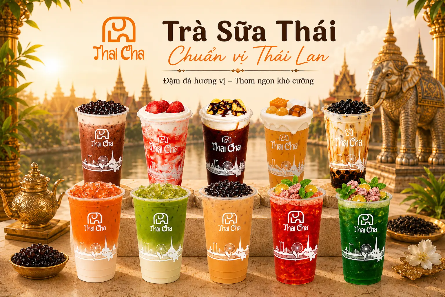 Ảnh bìa Thai Cha - Trà Sữa Vợt Thái Lan -  Liên Tổ 8-9