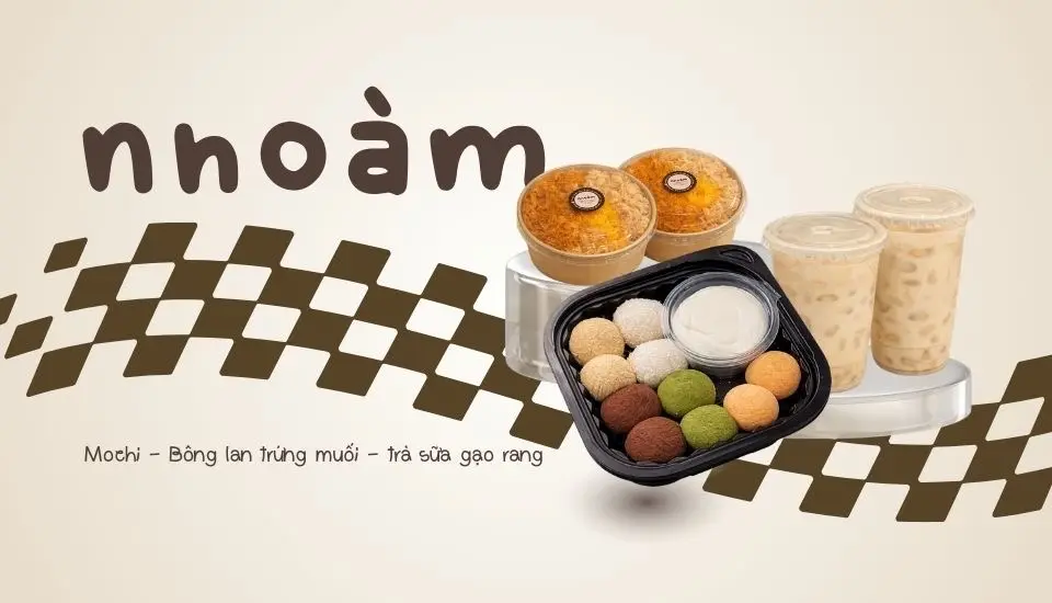Ảnh bìa Nhoàm - Mochi Chấm Kem & Trà sữa gạo rang - Vinhomes Grand Park