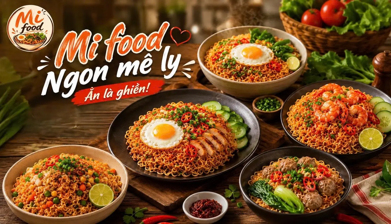 Ảnh bìa Mi Food - Mì Trộn Indomie & Ăn Vặt Viên Chiên - Xuân Thuỷ