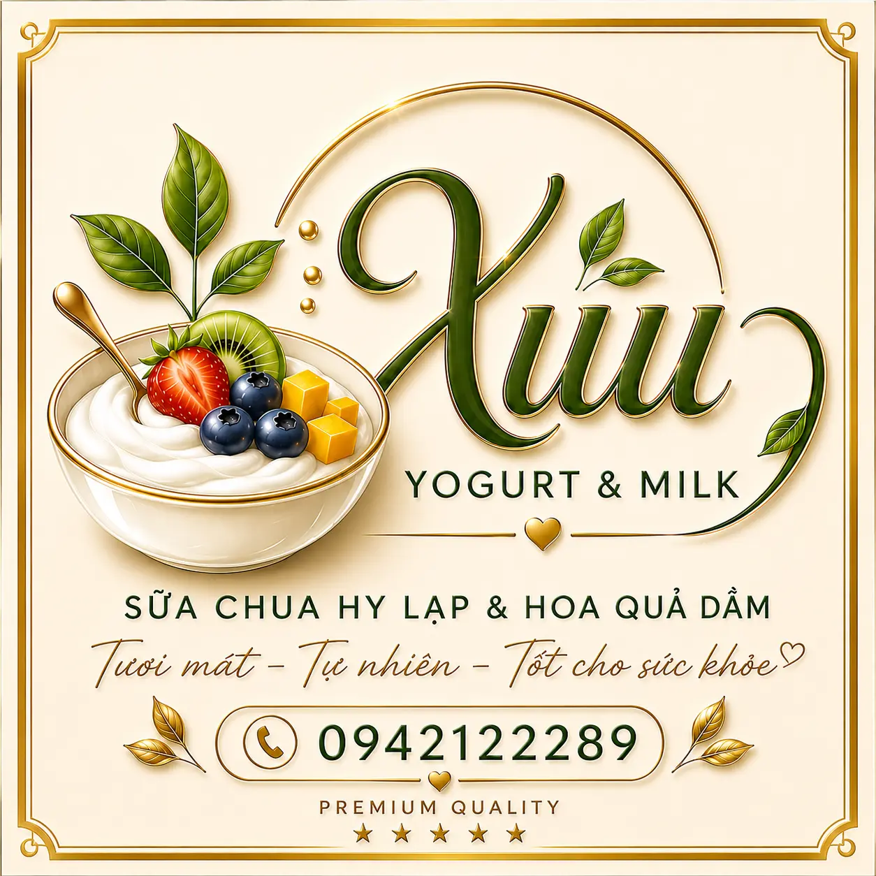 Ảnh bìa Xuu Fresh - Sữa Chua Hy Lạp & Hoa Quả Dầm - Phú Đô
