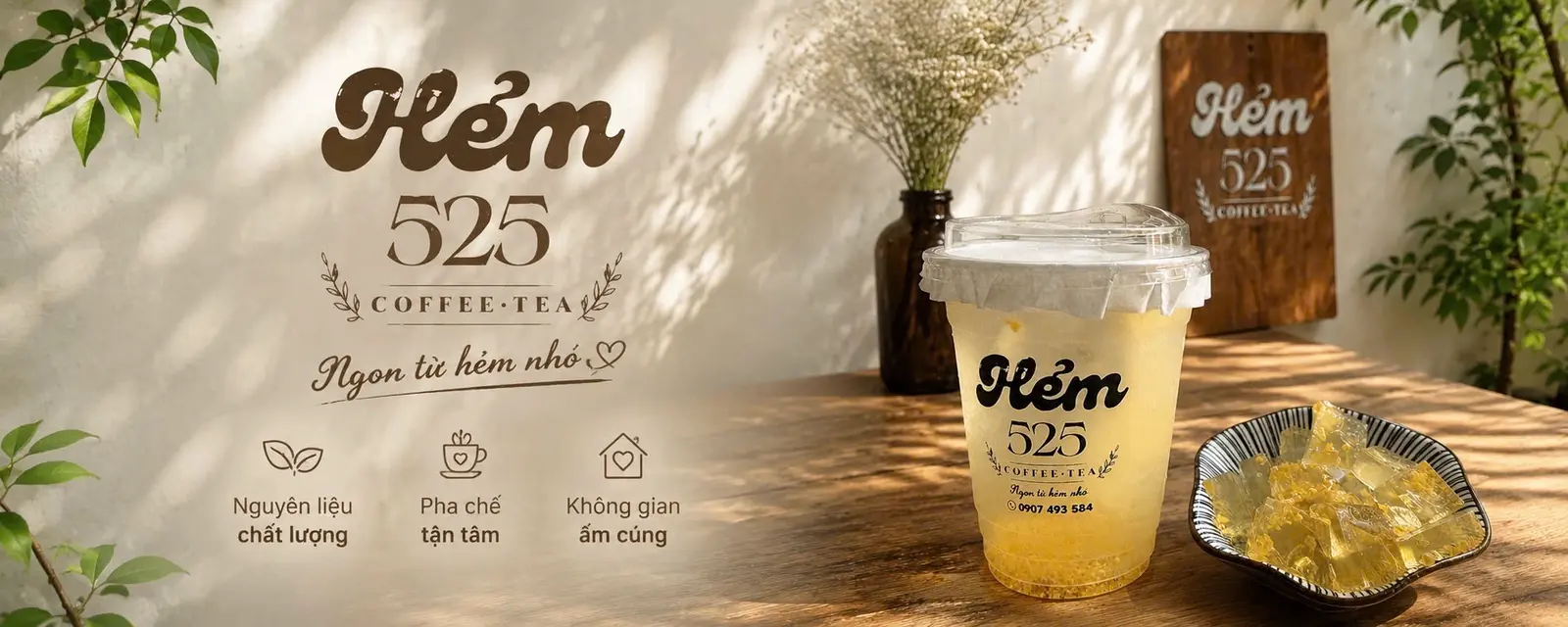 Ảnh bìa Hẻm 525 - Coffee & Tea - Quang Trung
