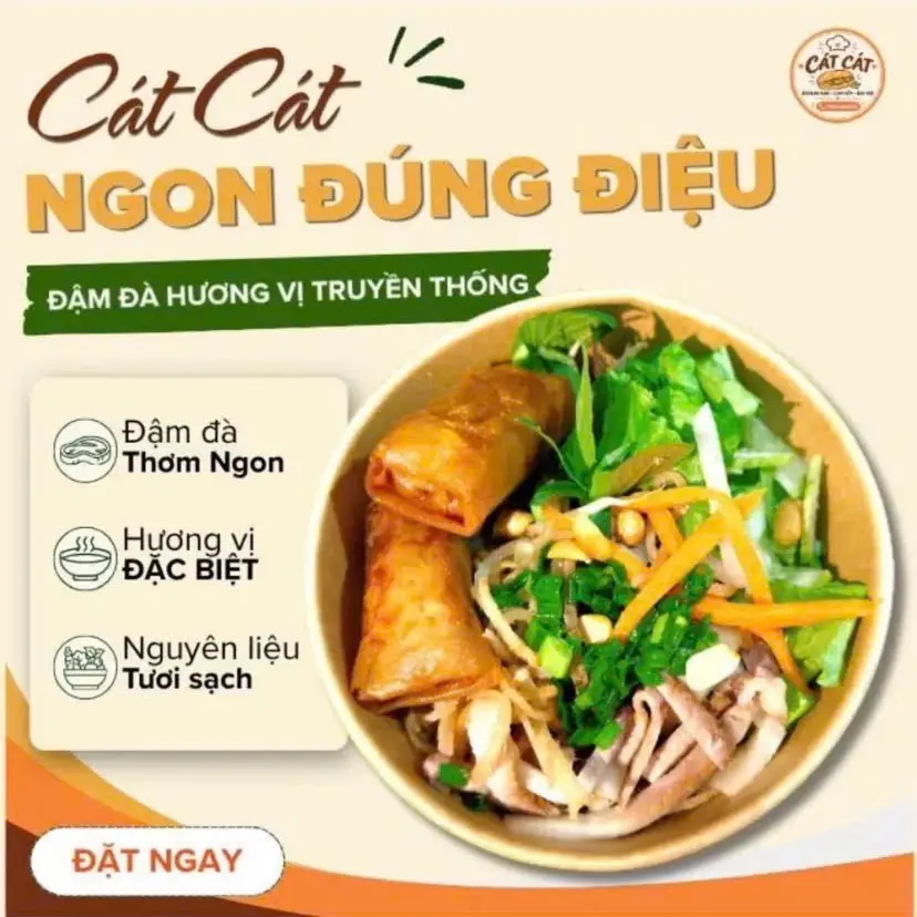 Ảnh bìa Cát Cát - Bánh Mì Tươi, Cơm Tấm & Bún Việt - Đường 3/2