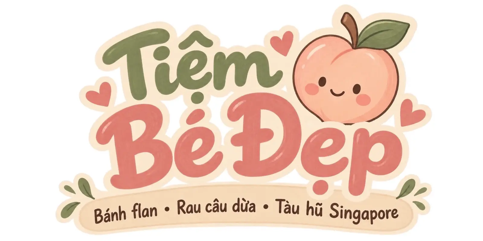 Ảnh bìa Tiệm Bé Đẹp - Bánh Flan, Rau Câu Dừa, Tàu Hũ Singapore - Ngô Tất Tố