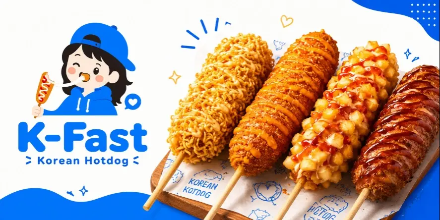 Ảnh bìa K-Fast - Hotdog Hàn Quốc - Âu Cơ