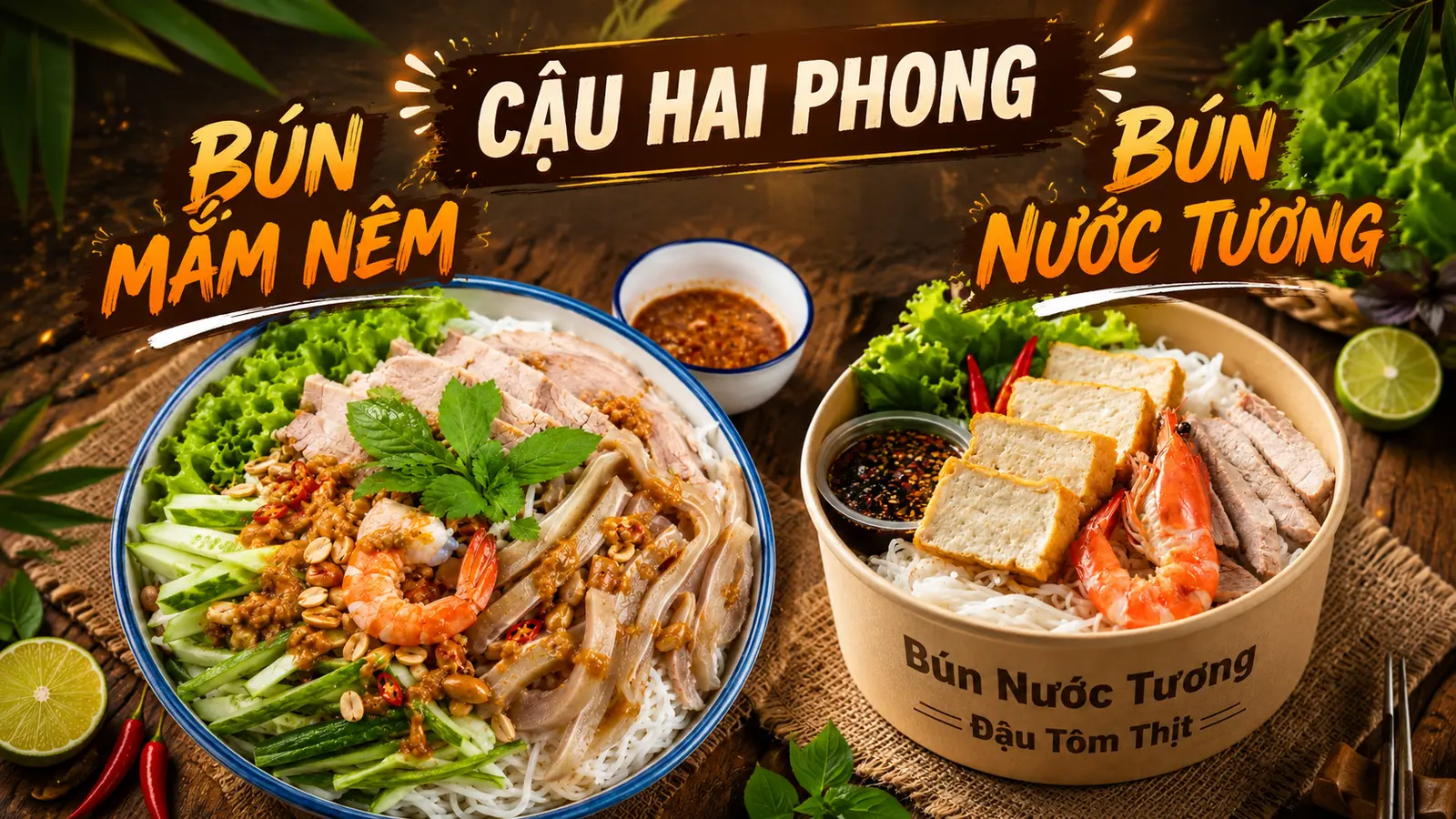 Ảnh bìa Cậu Hai Phong - Bún Mắm Nêm, Bún Nước Tương & Bò Kho - Tô Hiệu