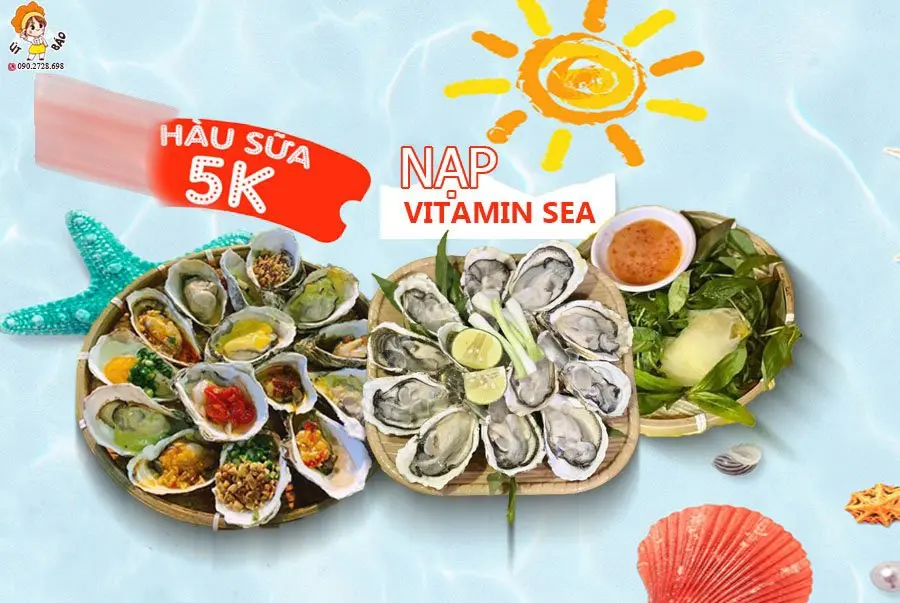 Ảnh bìa Hàu Nướng Út Báo - 15 Vị Sốt Nướng 5k - Hưng Phú