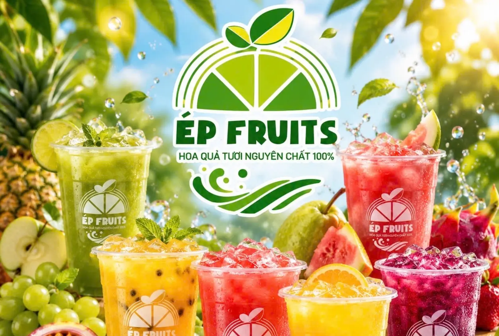 Ảnh bìa Ép Fruits Nước Ép - Trà Hoa Quả & Đồ Ăn Vặt - Kim Đồng